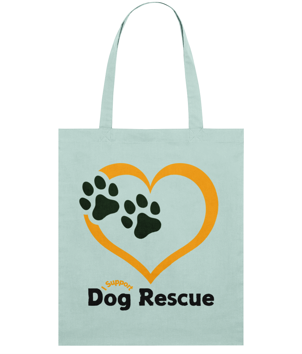 Light Tote Bag Heart And Paws