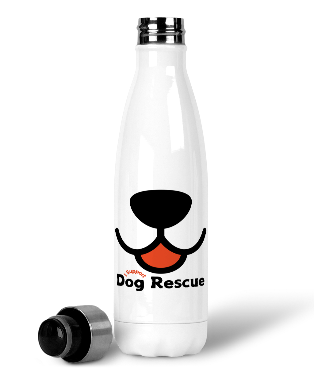 Premium Stainless Steel Water Bottle Happy Dog