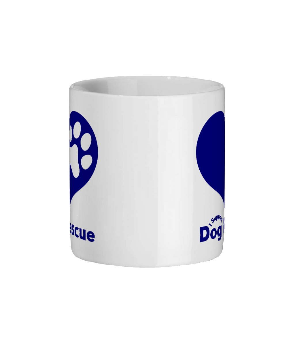 Ceramic Mug 11oz Blue Heart