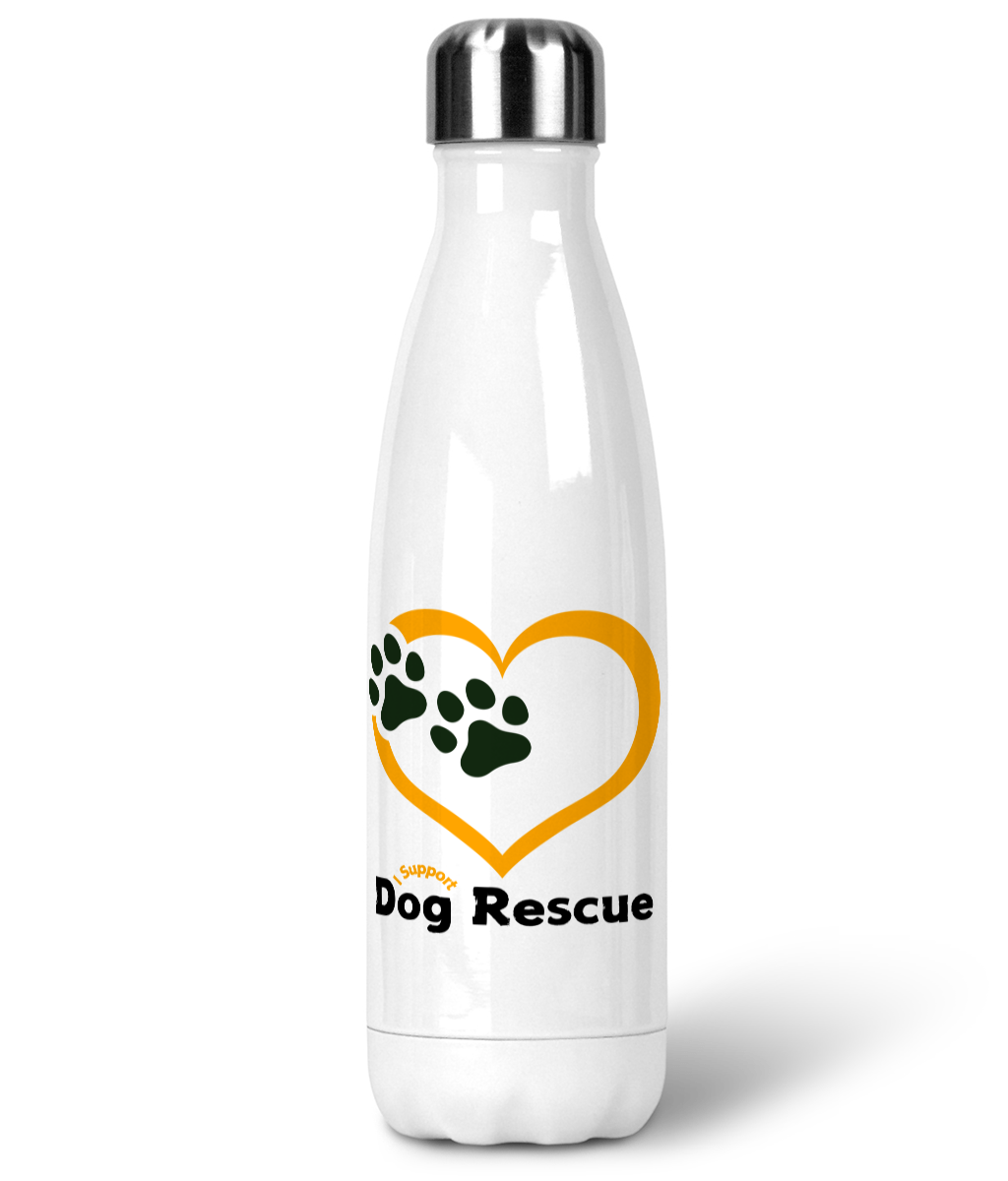 Premium Stainless Steel Water Bottle Heart And Paws