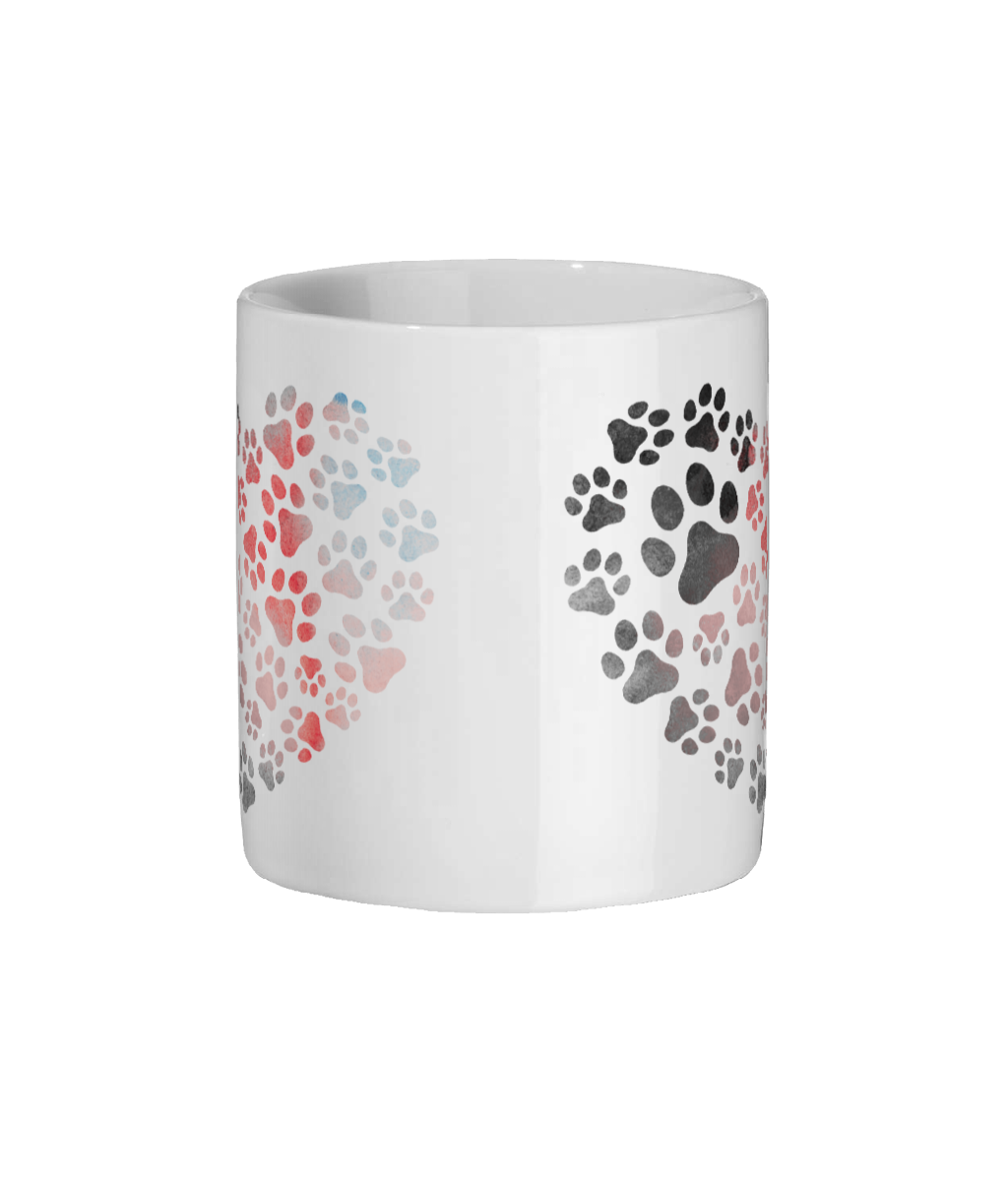 Ceramic Mug 11oz Heart Of Paws