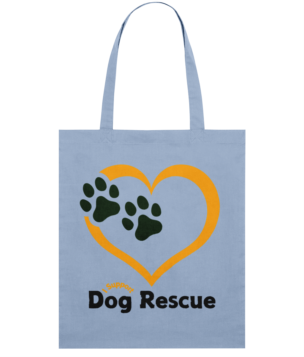 Light Tote Bag Heart And Paws