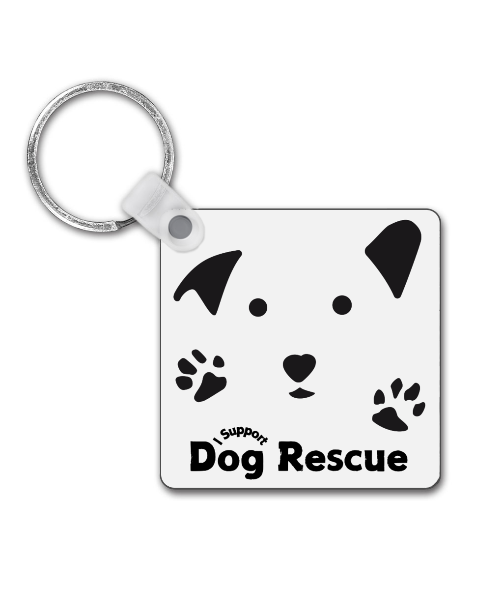 Square Keyring Minimalist