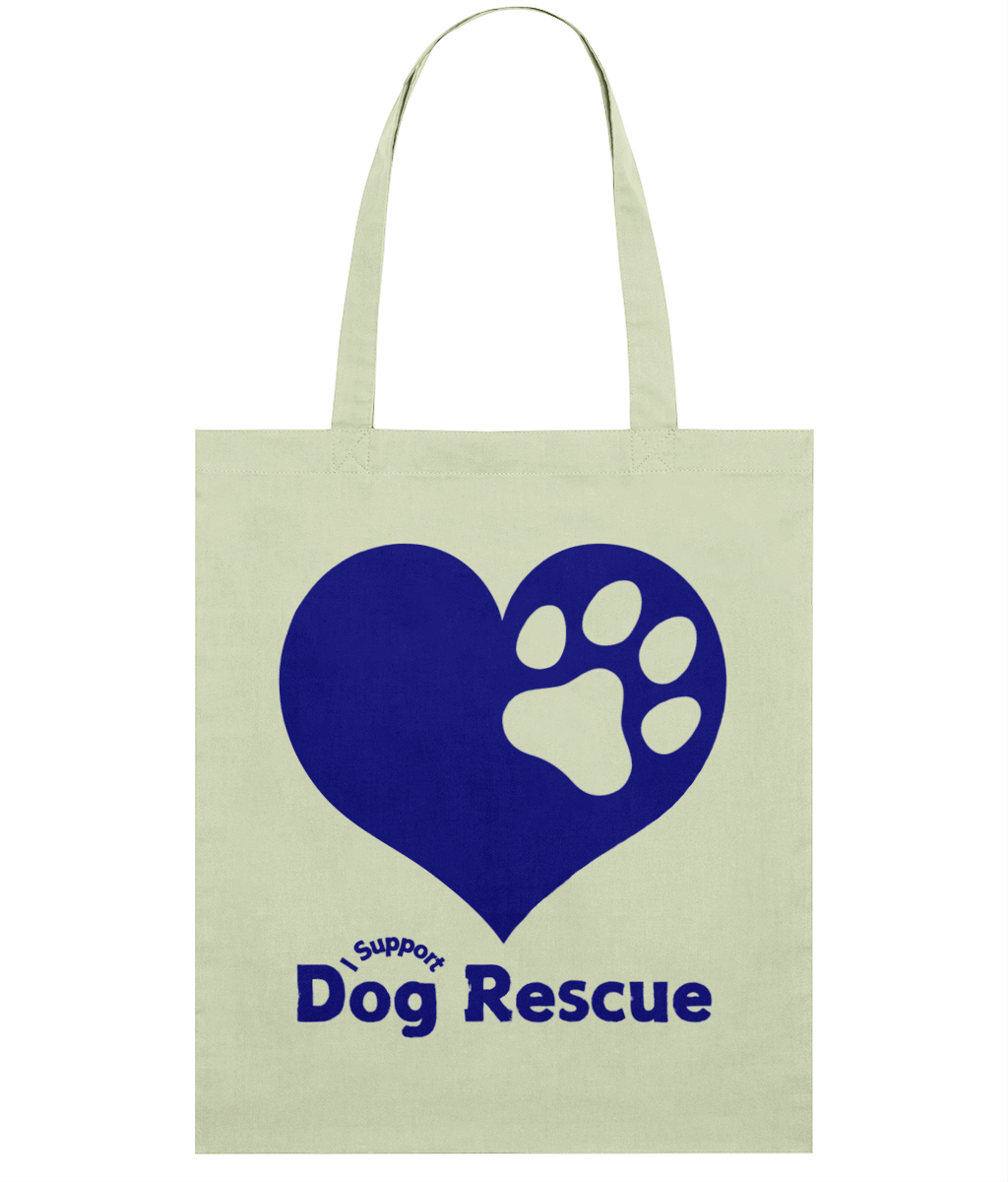 Light Tote Bag Blue Heart