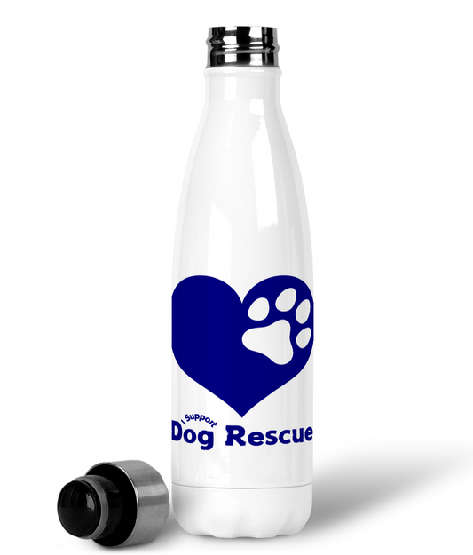 Premium Stainless Steel Water Bottle Blue Heart